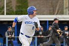Baseball vs Nichols  Wheaton College Baseball vs Nichols College. - Photo By: KEITH NORDSTROM : Wheaton, baseball